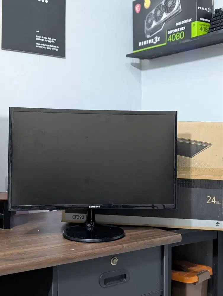 Monitor Curved Samsung 24 Inc 75Hz Fullset