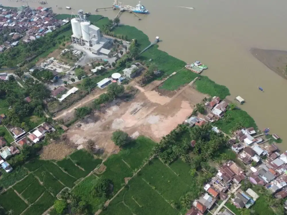 DIJUAL LAHAN INDUSTRIAL & RIVER LOGISTIK SUNGAI MUSI PALEMBANG