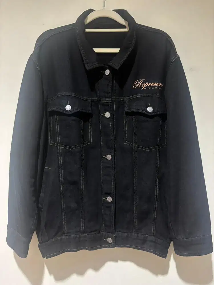 Jacket Black Denim Import
