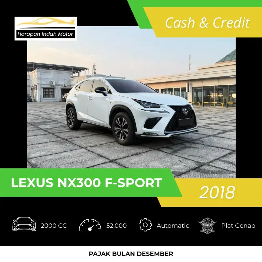 Lexus NX300 NX-300 F-Sport 2018 Low KM 52RB Antik