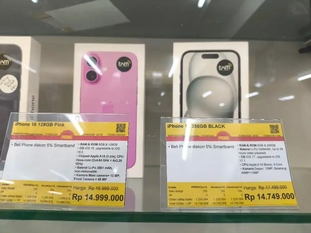 iPhone 15 256GB/IPHONE 16 128GB