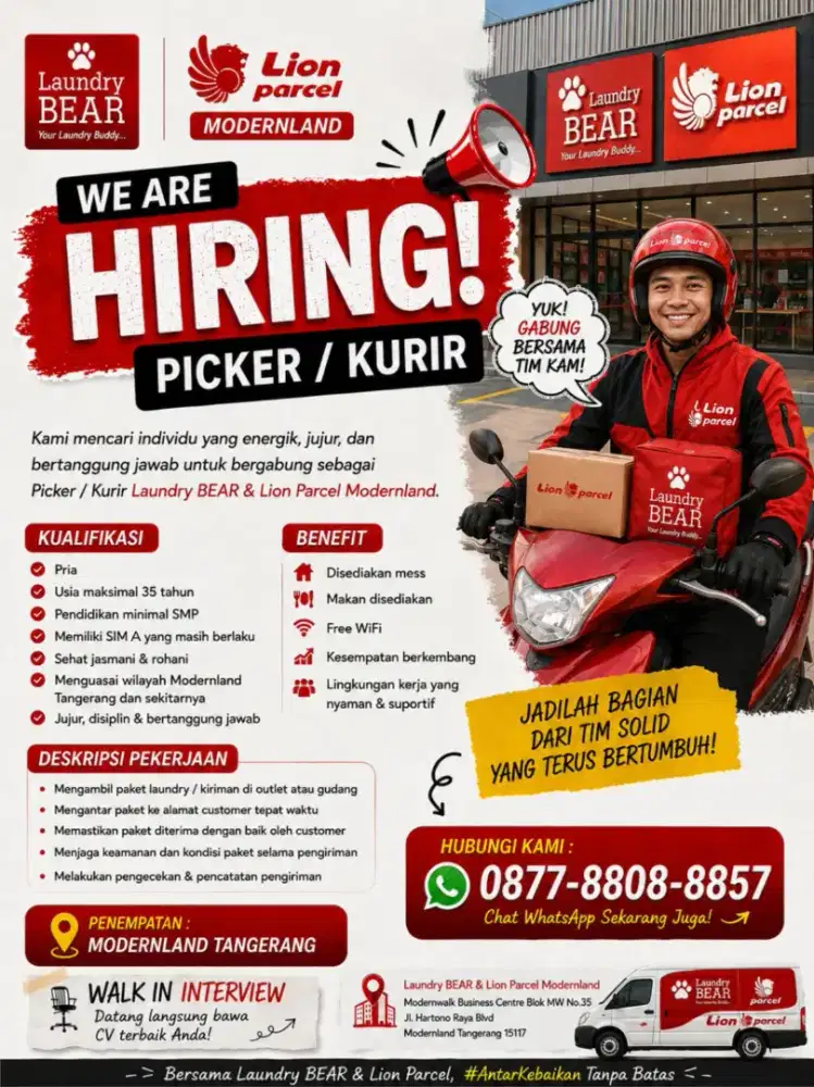 Lowongan Picker/Kurir
