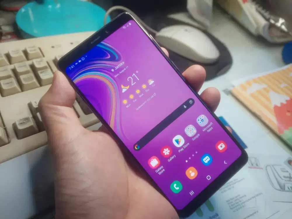 Samsung Galaxy A9 RAM 6/128GB Fullset Mulus PINK Limited Edition