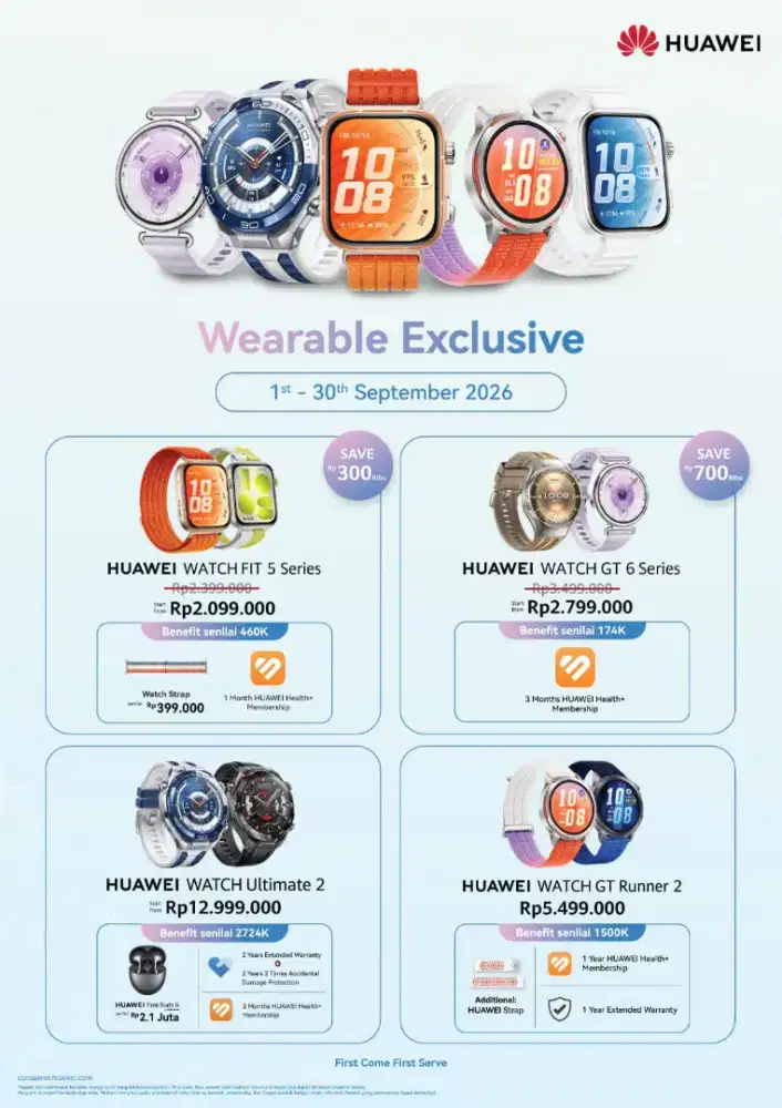 PROMO SEPTEMBER KHUSUS JAM TANGAN HUAWEI