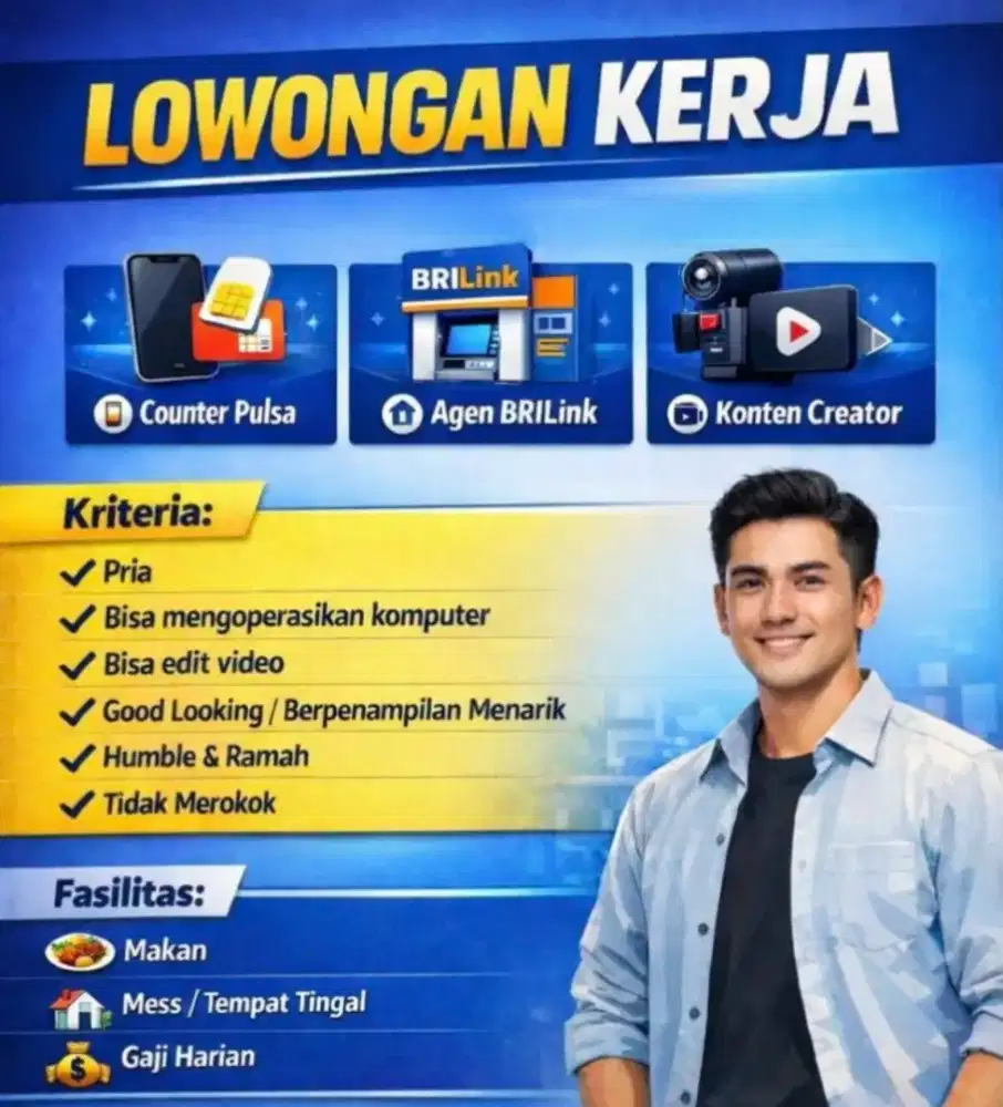 Lowongan kerja konter