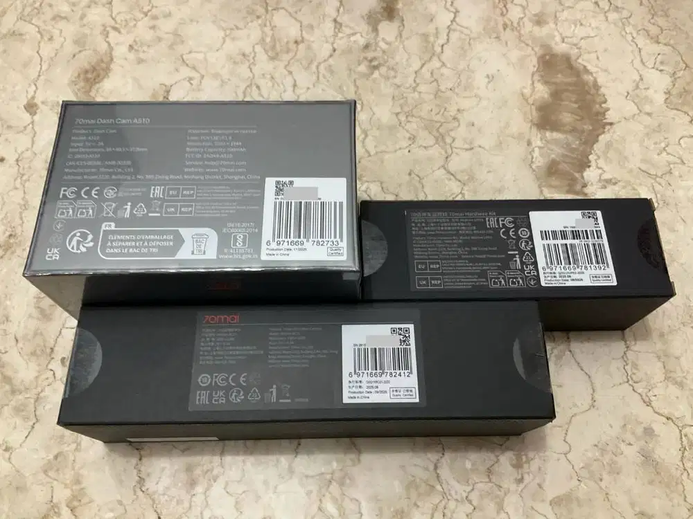 Dashcam 70mai A510 Front + Rear + Hardwire Kit Garansi Resmi Baru