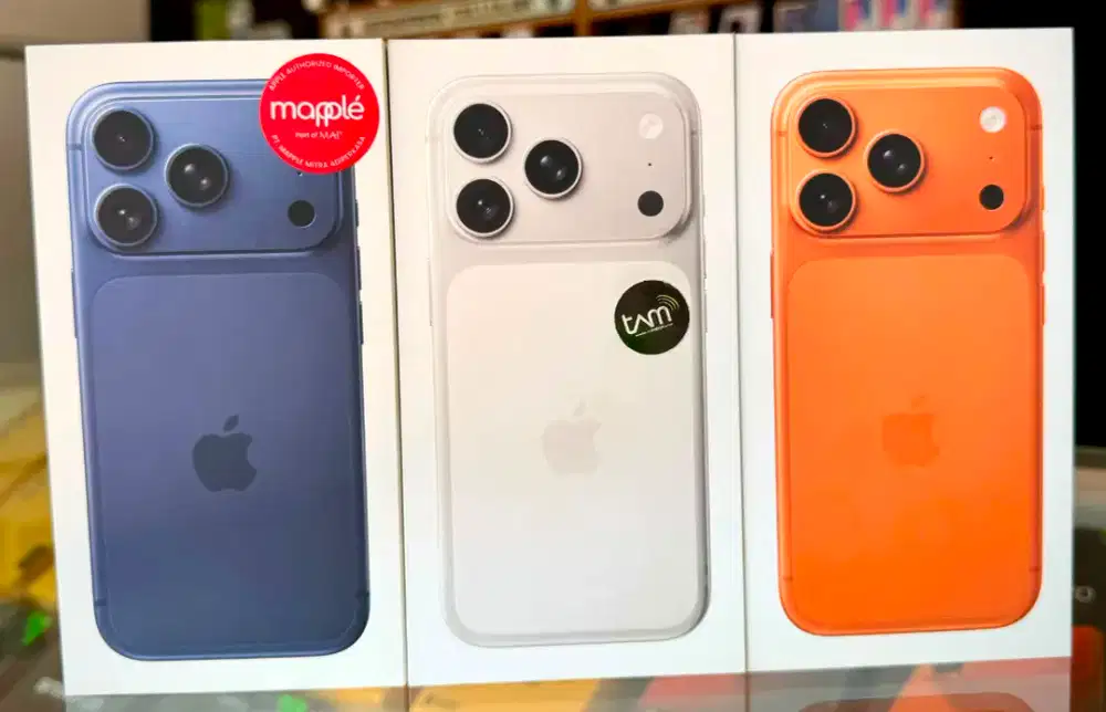 New iPhone17 Pro Max 256gb garansi resmi iBox