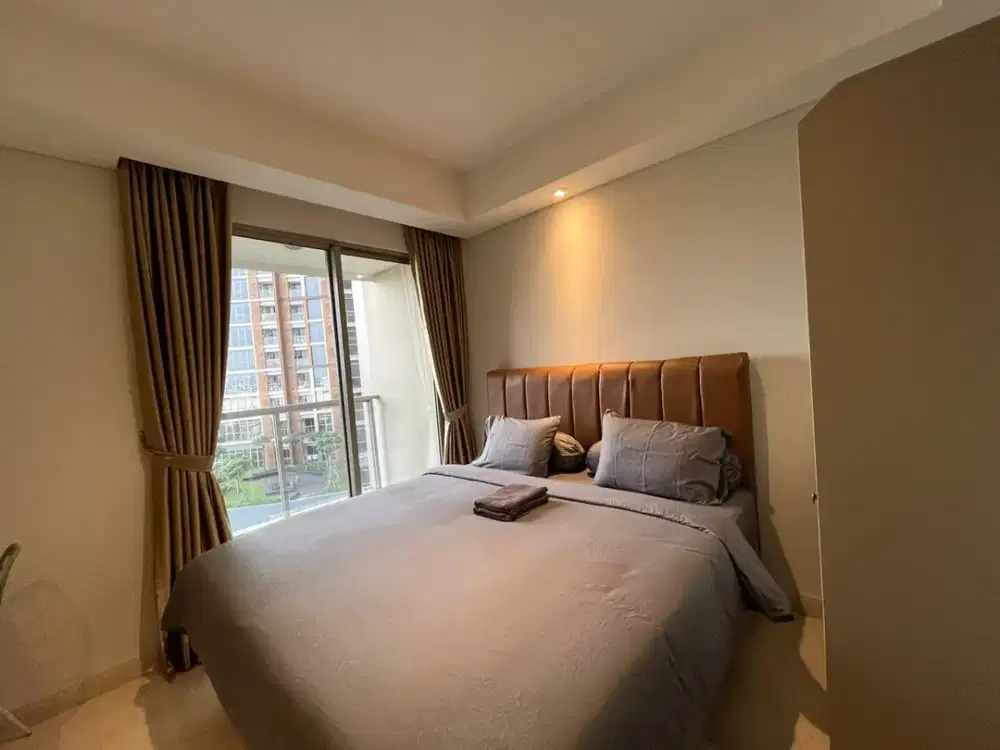 Disewakan Apartemen Gold Coast, Tower Atlantic, Studio, 28 m², Fully Furnished, Rp 75 Juta/Tahun Nego