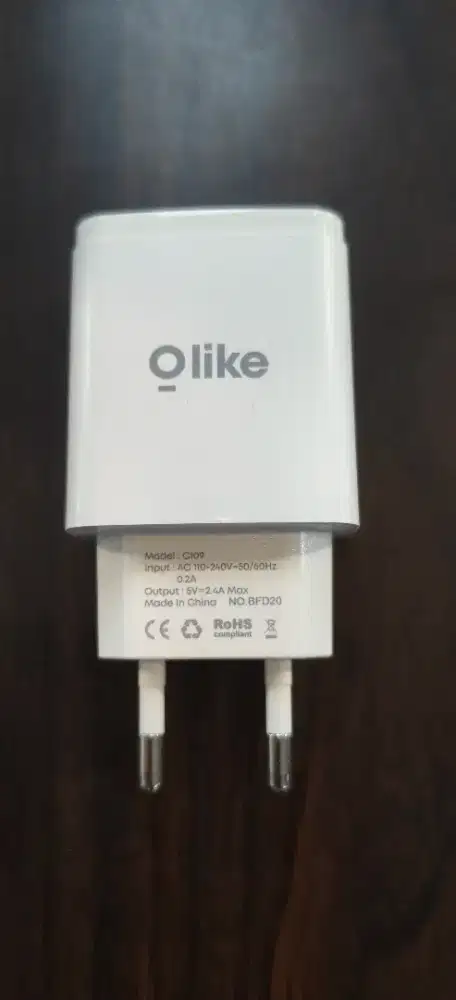Kepala Charger OLIKE C109 Batok Charger 1USB 2.4A