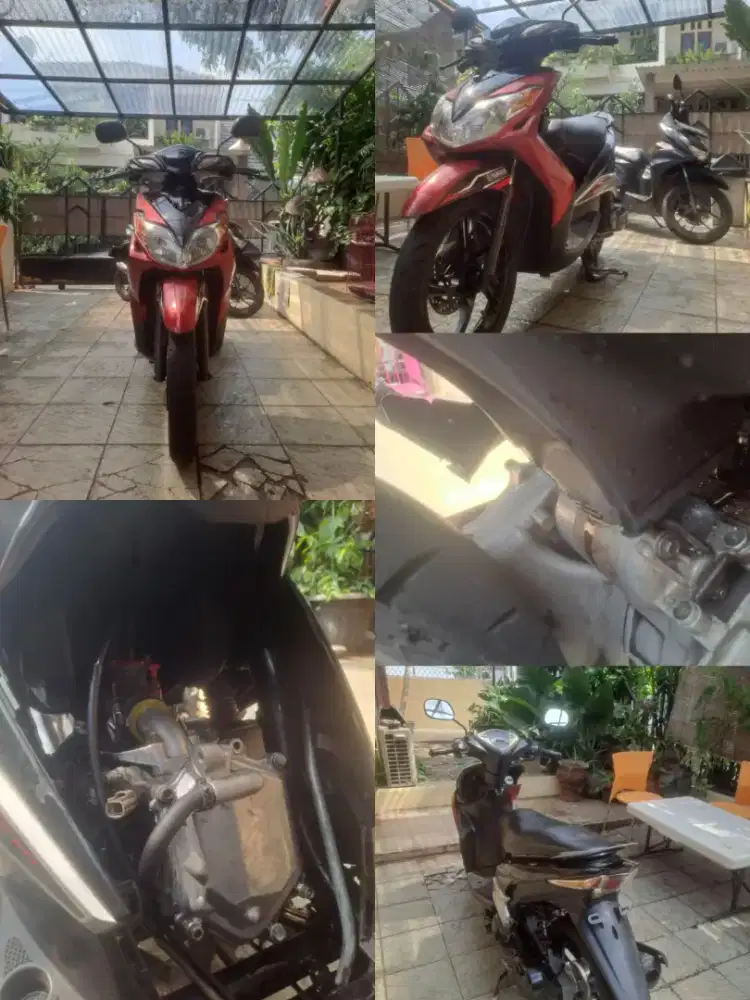 Jual Santai Yamaha Xeon Karbu 2010 (Merah-Hitam)