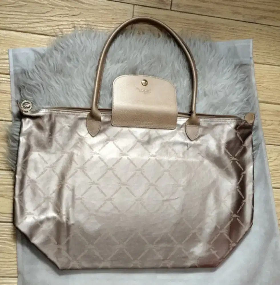 Longchamp Metal Platine Large Long Handle