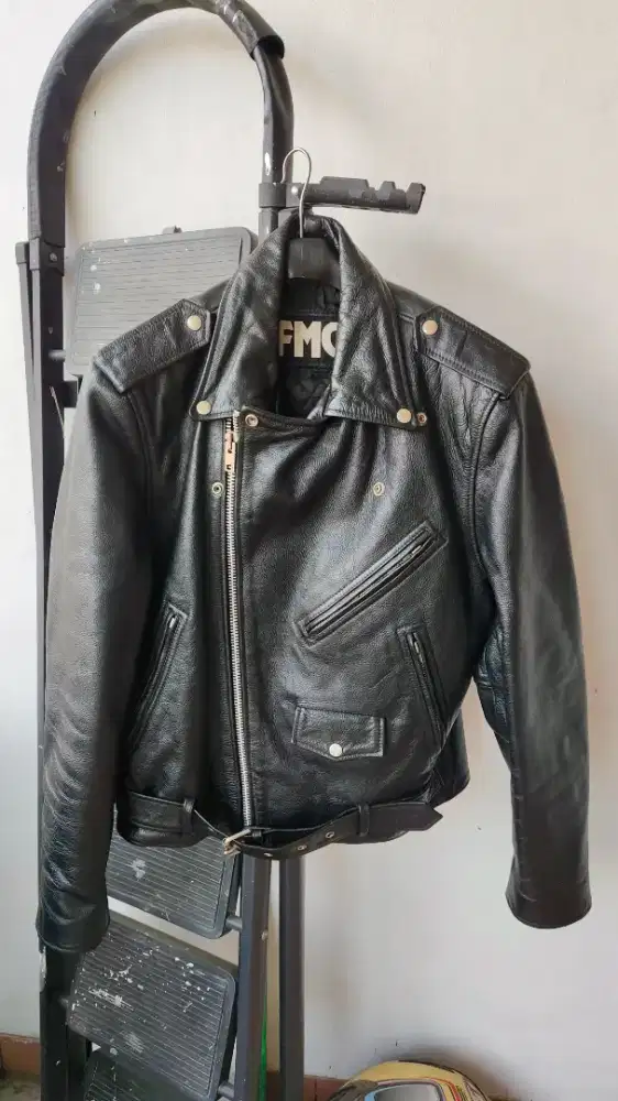 Jaket kulit FMC uk. 40 moge harley istimewa Bekasi