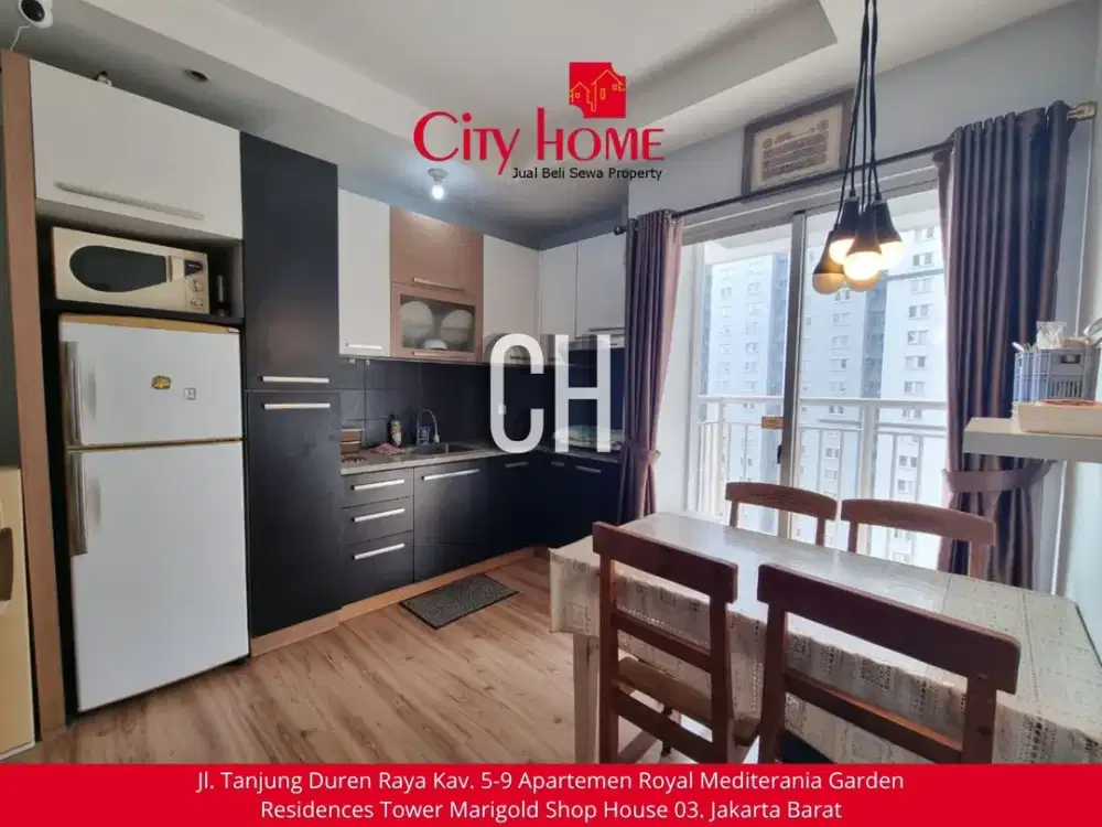 Dijual Aparmen 3 BR Furnished di Mediterania Garden Residences 2