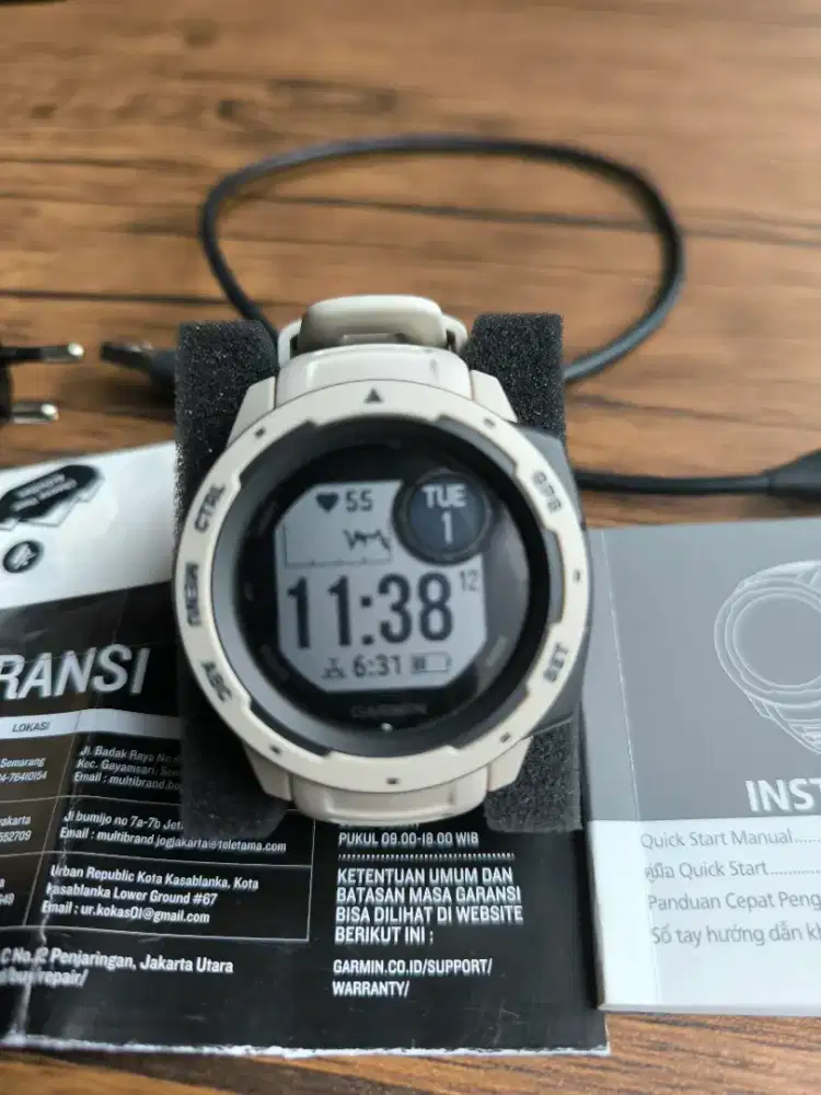 Garmin instinct tundra white