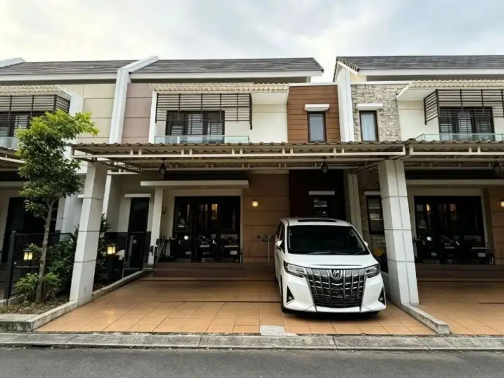 DIJUAL RUMAH FULL FURNISH DEPAN DANAU - CLUSTER BURGUNDY SUMMARECON BEKASI