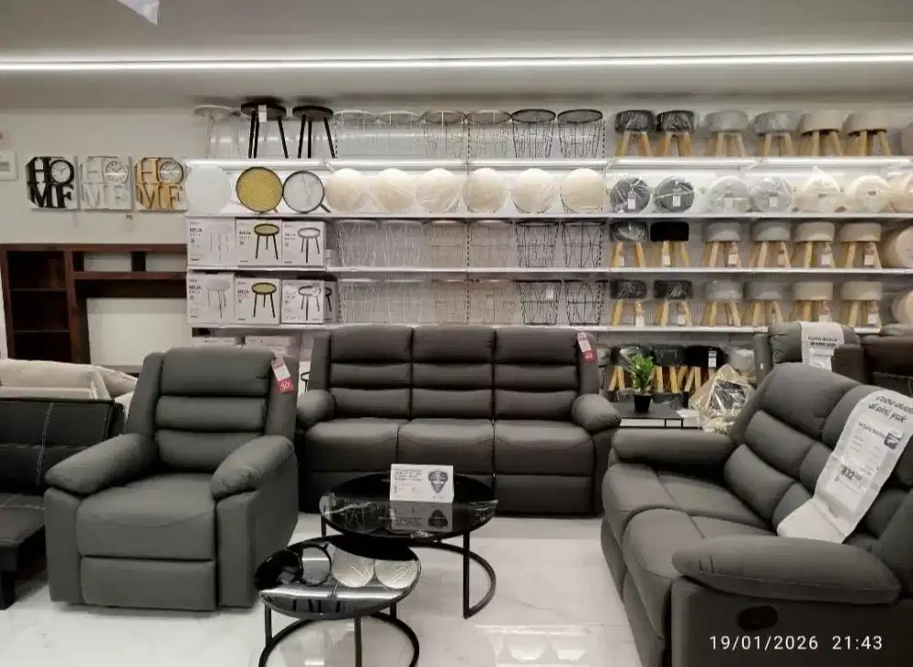 PROMO SOFA RECLINER SET TERMURAH CILEGON