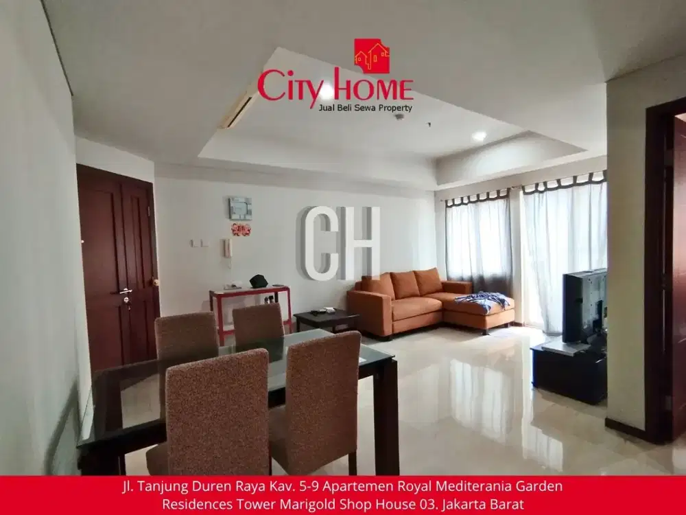 Sewa Apartemen Furnished di Royal Mediterania Garden Residences