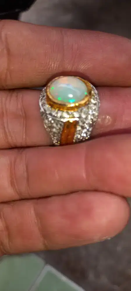 Batu cincin kalimaya natural kristal