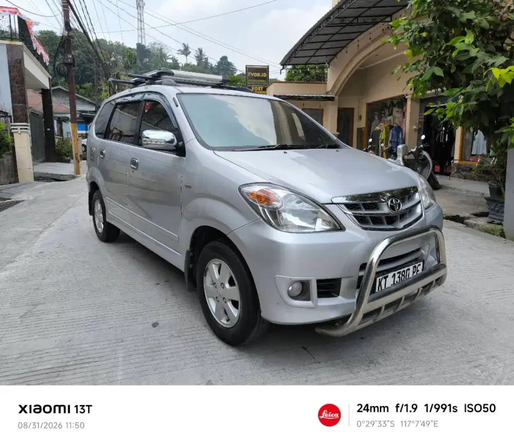 Toyota avanza G manual 2010 istimewa low kilometer