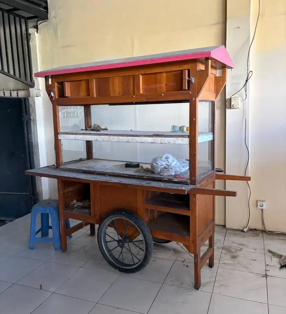 GEROBAK JUALAN ANGKRINGAN LALAPAN