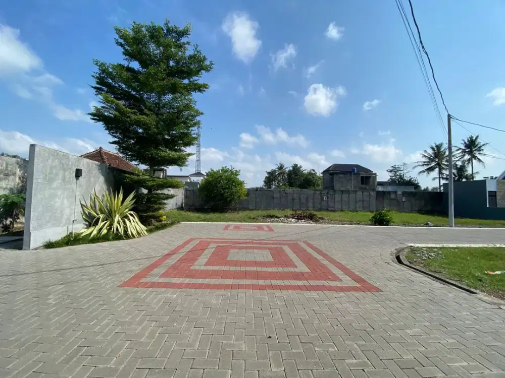 Tanah dalam Cluster Perumahan Siap Bangun Dekat UPN Jogja :BONUS IMB !