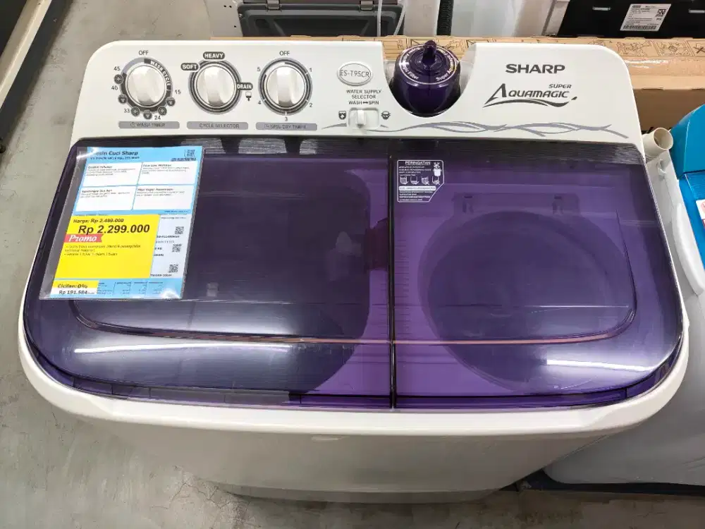 MESIN CUCI SHARP 9KG