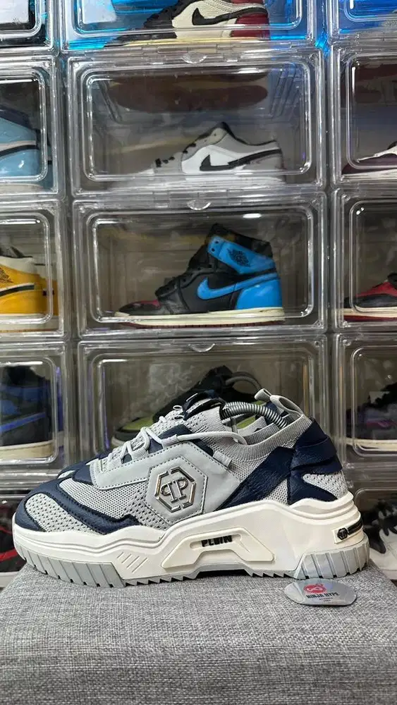 PHILIPP PLEIN RUNNER HEXAGON NAVY MARINE