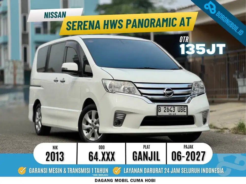 Nissan Serena Highway Star Panoramic AT Putih Metalik 2013