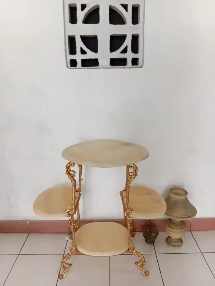 Meja Pajangan Marmer Asli, Antik Sejak 1990an