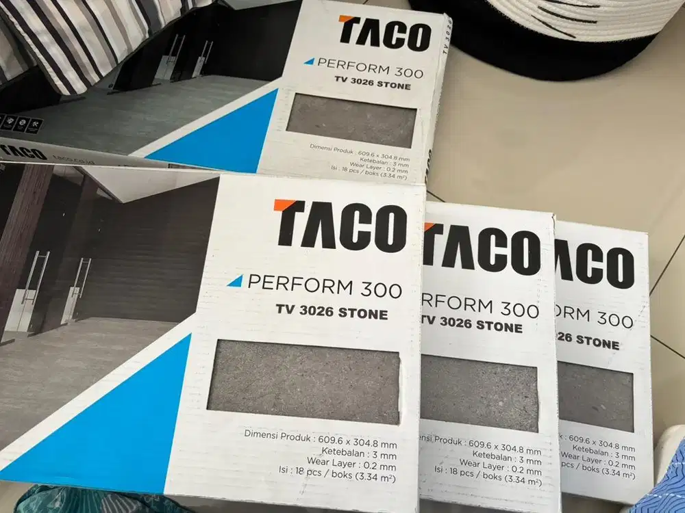 Dijual 4 Box TACO Lantai Vinyl 3mm