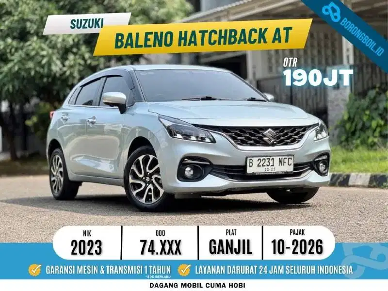 Suzuki Baleno Hatchback AT Silver Metalik 2023