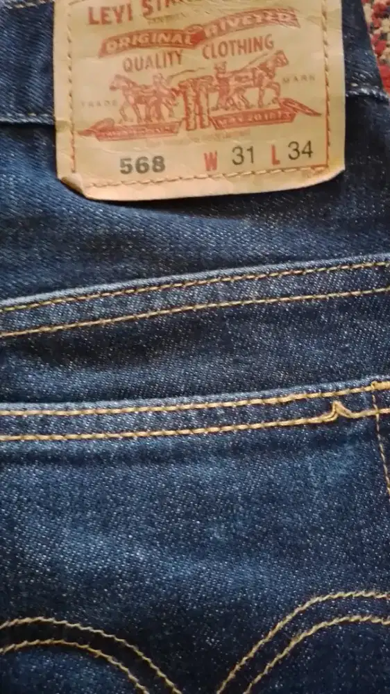 Celana Jeans Levies 568 W 31 L 34