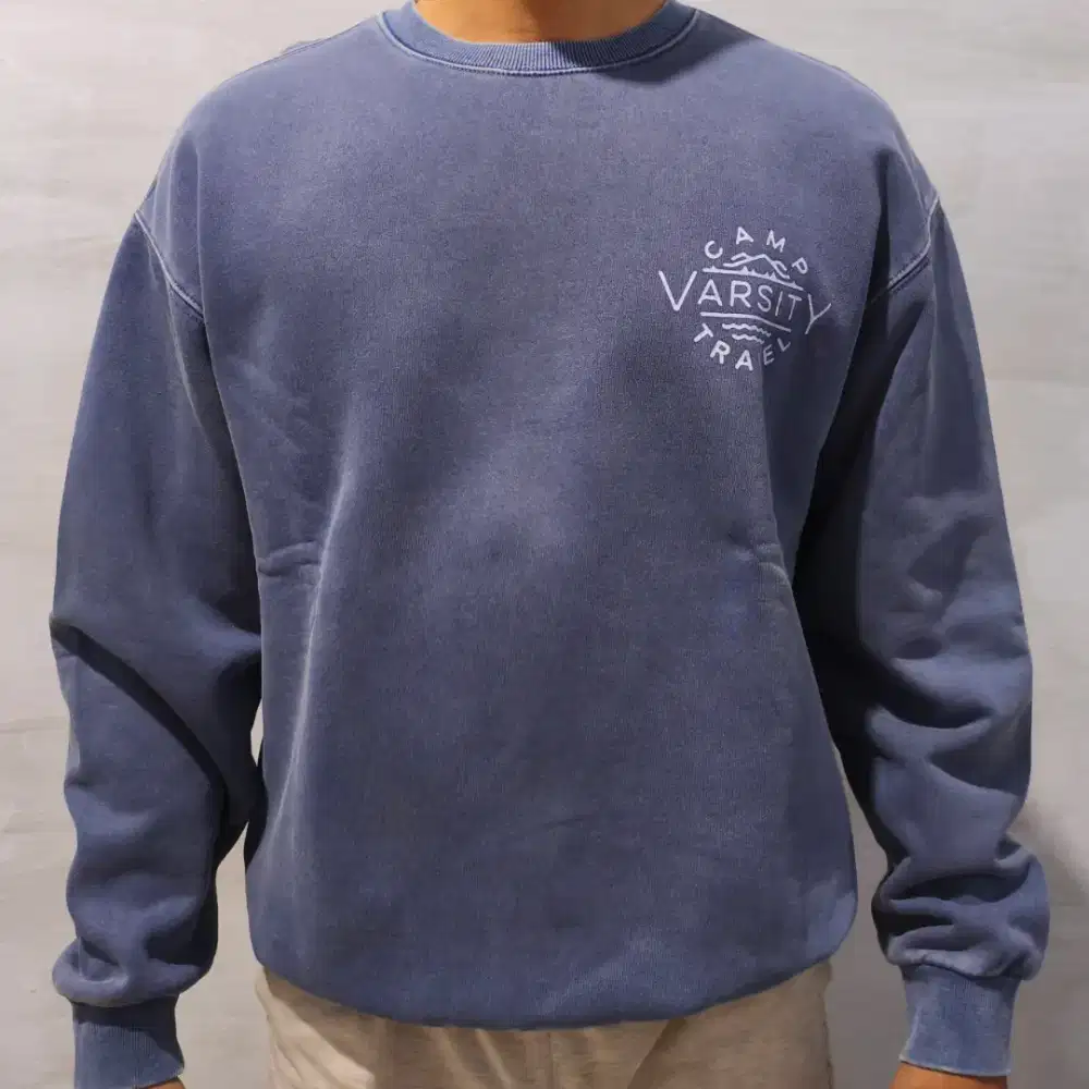 Crewneck Travel Camp Varsity Brand Original
