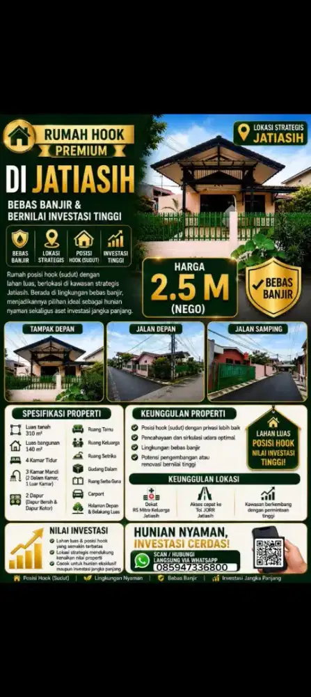 Rumah dekat TOL Jatiasih
