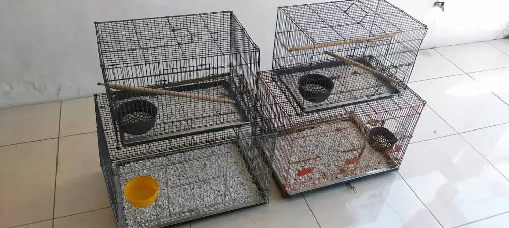 DIJUAL 4 KANDANG BESI HARGA BORONGAN
