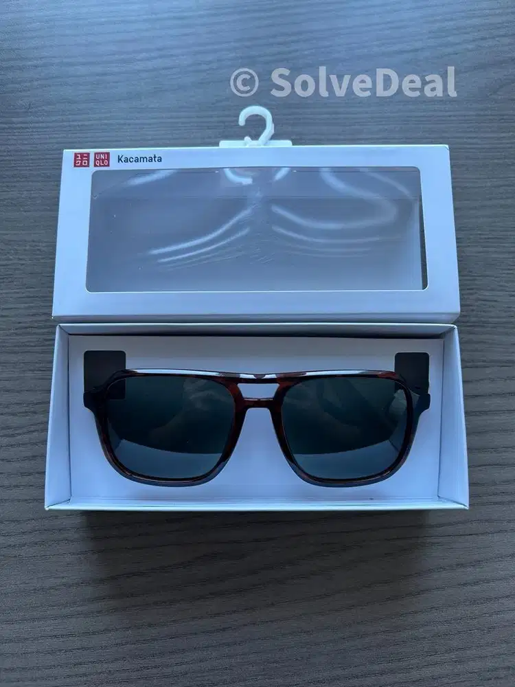 Uniqlo Kacamata Double Bridge Tipe Bingkai Lebar UV Cut