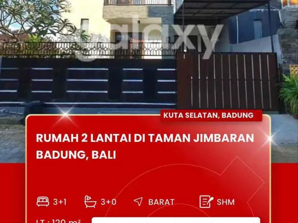 DISEWAKAN RUMAH DAERAH TAMAN JIMBARAN BADUNG BALI