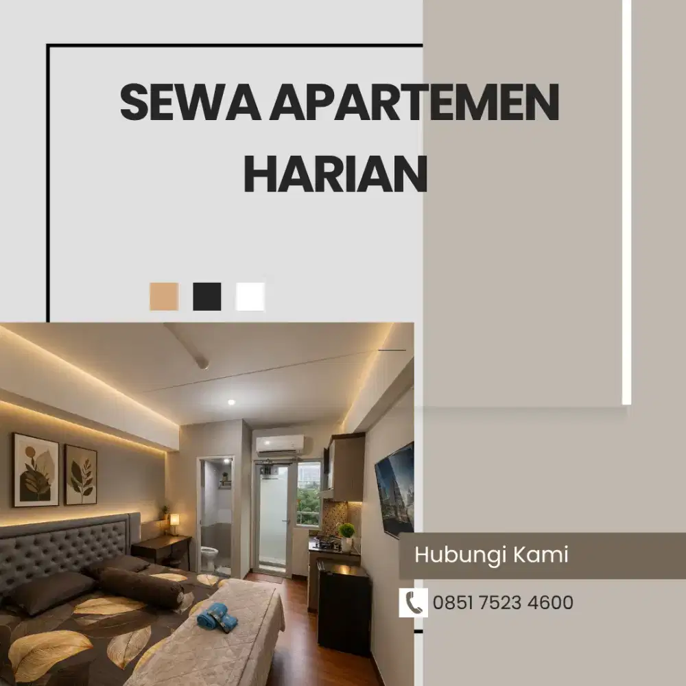 sewa apartemen harian green Pramuka city Jakarta pusat murah