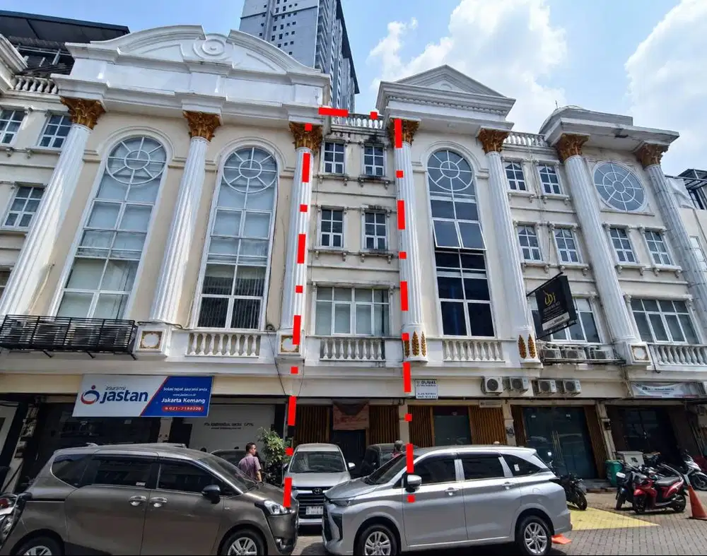 Dijual Melalui Lelang – Rukan 4 Lantai Beserta Isinya, Tebet
