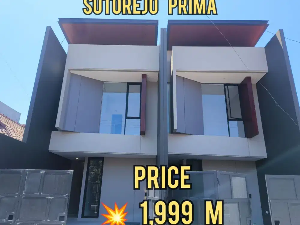 BARU GRESS RUMAH SUTOREJO PRIMA SURABAYA TIMUR.  DEKAT ITS, UNAIR, MERR, MULYOSARI, PAKUWON CITY, GALAXY MALL, KERTAJAYA, DHARMAHUSADA, Dll  Ukuran :