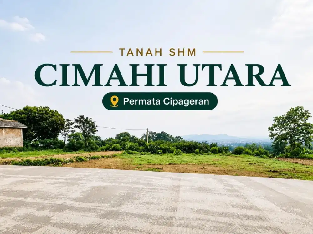 Dijual Tanah SHM di Cipageran, Cimahi Utara