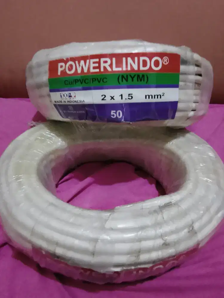 Kabel Listrik Powerlindo  2x1,5  50