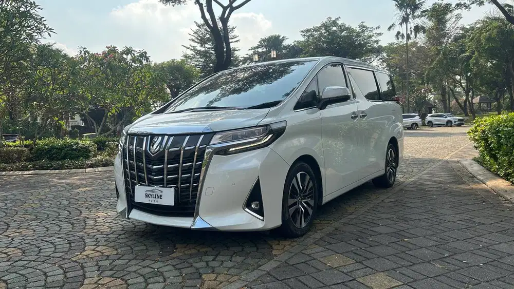 JUAL CEPAT! TERMURAH! LOW ODO! ALPHARD 2.5 G AT 2018 ISTIMEWA