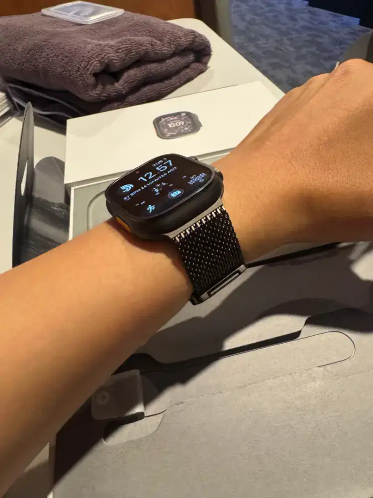 Apple watch ultra gen 3 ibox black milanese loop