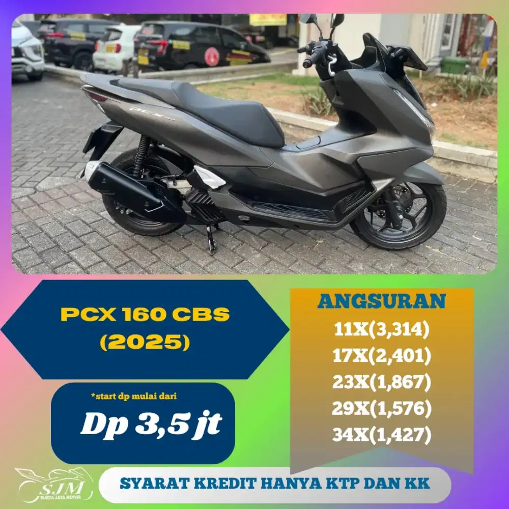 HONDA PCX 160 CBS 2025 CASH & KREDIT