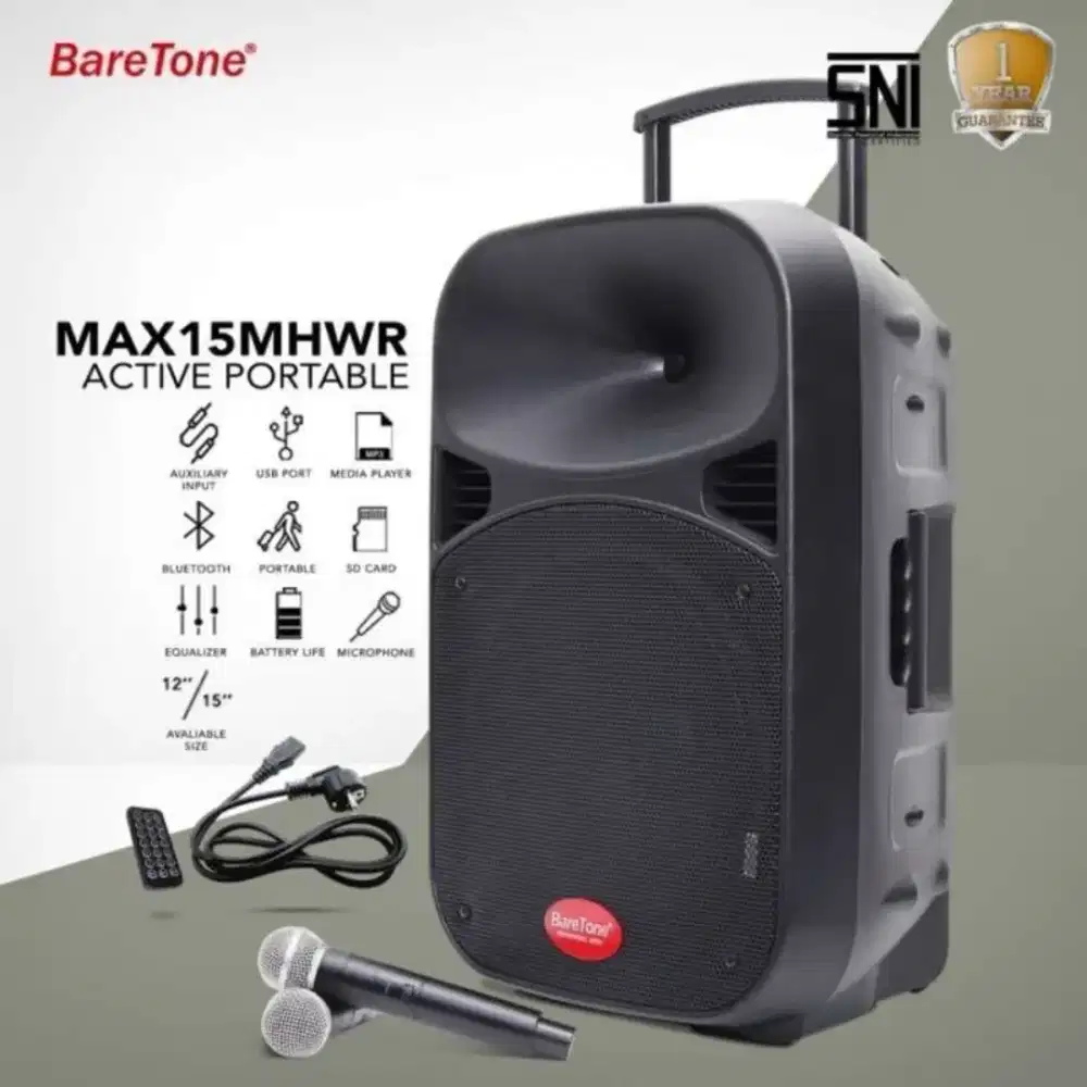 Speaker baretone 15 inci