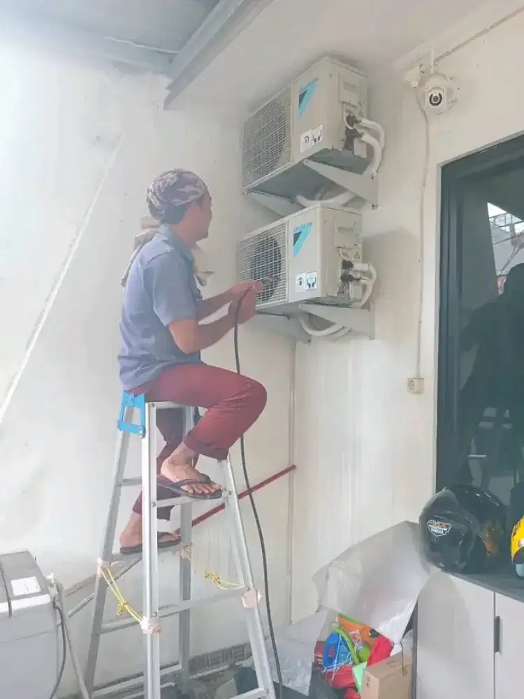 Service AC bongkar pasang AC kulkas pompa air
