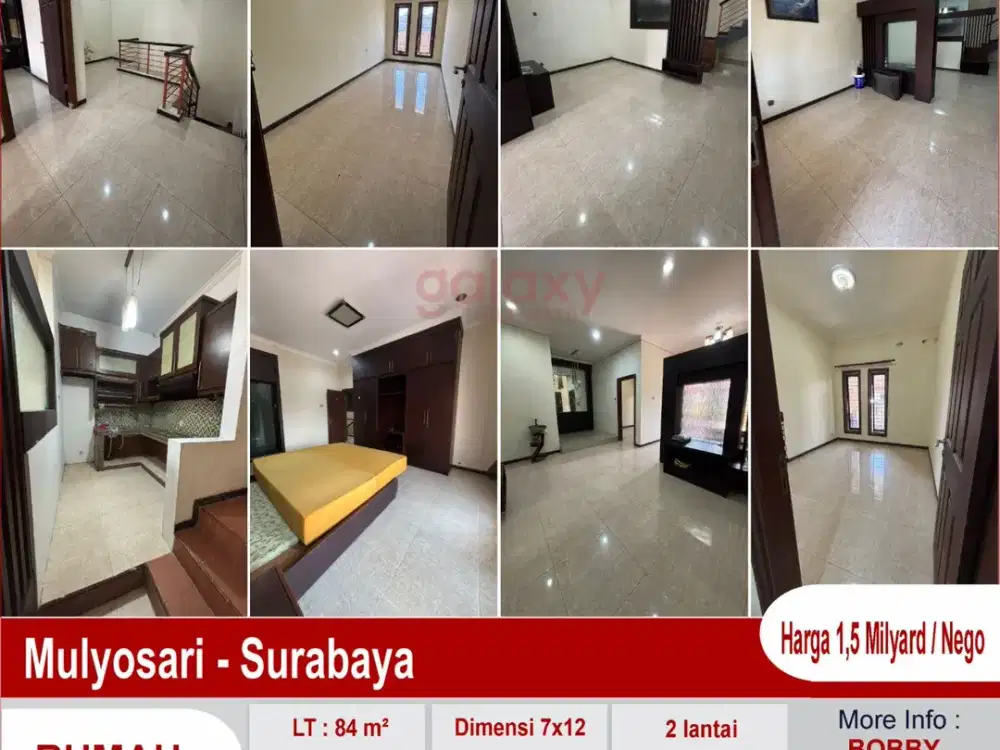 Rumah 2 Lantai Daerah Mulyosari Surabaya