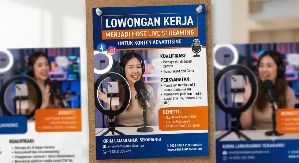 Host live marketing