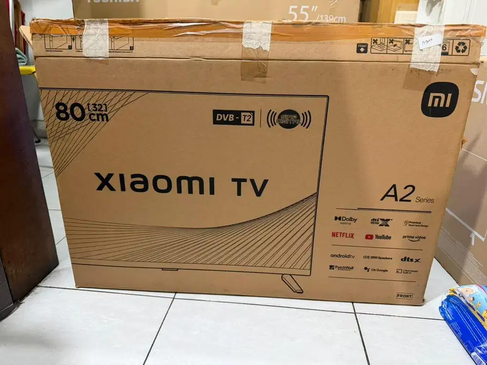 Xiaomi tv a2 32 inch mulus 1000% seperti baru fullset